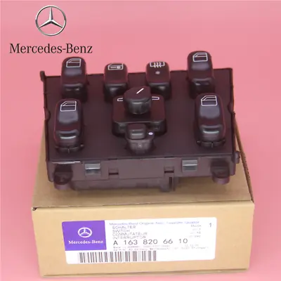 Front Left Master Power Window Door Switch For 1998-2003 Mercedes Benz ML320 • $53.90