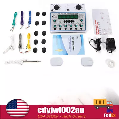 KWD808-I Electric Acupuncture Stimulator Machine Massager Care 6 Outputs Patch • $97.85