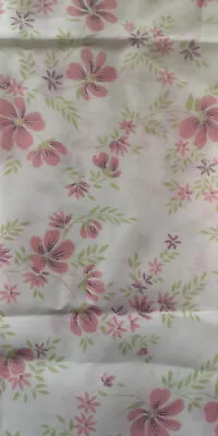 Vintage 70's Floral Pillowcase - Crafts/Prop/Remnant Retro Bedding 99p Start • £0.99