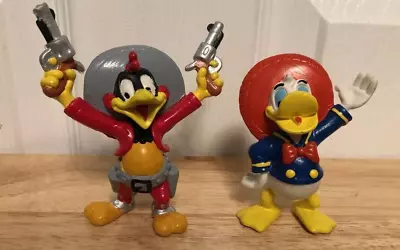 Disney Three Caballeros Lot Of 2 Vintage PVC Figures Spain Donald & Daffy Duck • $24.99