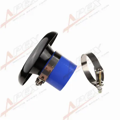 Universal 3  Inch Velocity Stack For Cold / Ram Engine Air Intake / Turbo Horn • $15.73