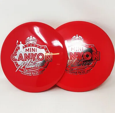 Set Of 2 Innova Star Mako3 2022 Mini Canyon 176g & 178g Red Discs FREE SHIP 1 • $33.99