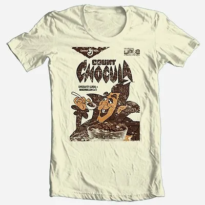 Count Chocula T Shirt Retro Monster Cereal Design Men's Regular Fit Cotton Tee • $19.99