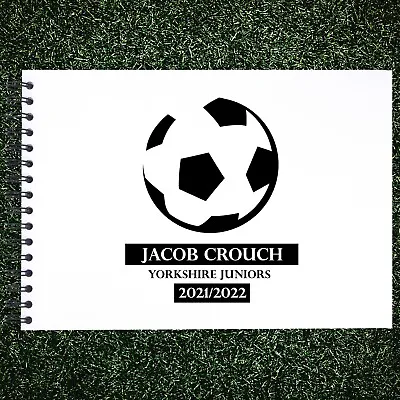 Personalised Football A3/A4/A5 Scrapbook Photo Album Children Memories Journal • £8.99