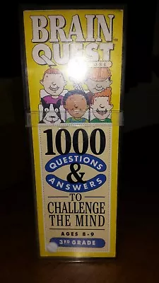 Brain Quest: 1000 Questions & Answers To Challenge The Mind/3rd Grade/Ages 8-9 • $4