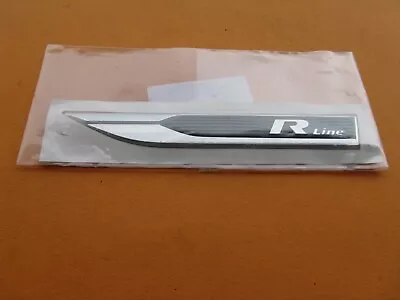 16 17 18 19 Vw Passat R Line Left Side Fender Emblem Logo Badge Sign New A40317 • $57