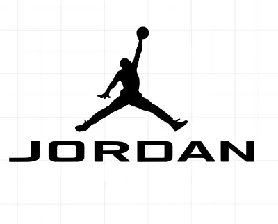 Michael Jordan Air Flight Decal Basketball Logo Vinyl Window Bumper Sticker • $2.99