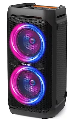 W-KING T11 100W Real Rms Power Bluetooth Speaker V5.3 Portable Waterproof Party • £159