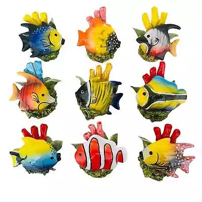 Fish With Scene Marina (1 Pz) Shape And Decoration Casual - For Support Or App • $24.15