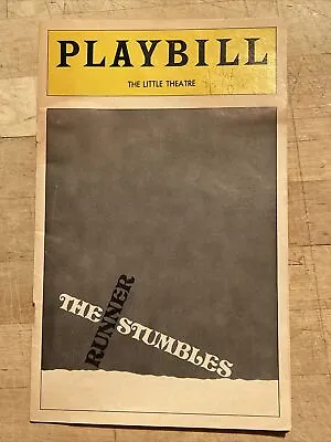 Vintage THE RUNNER STUMBLES Aug 1976 Broadway Playbill STEPHEN JOYCE Milan Stitt • $1.99