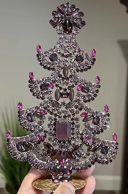 Czech Vintage Crystal Tree • $140