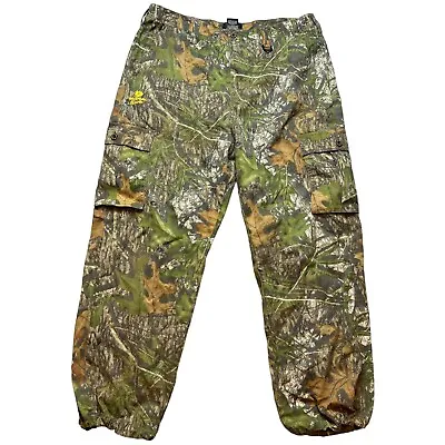 Mossy Oak Cargo Pants Mens Size XL 40-42 Break Up Camo Hunting Forrest Woodland • $29.95