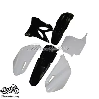 Black & White Plastic Fender Kit For Dirt Bike Yamaha YZ 85 YZ85 2002-2014 • $264.56