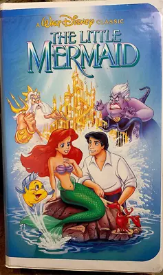 Disney THE LITTLE MERMAID (VHS 1989 / Black Diamond Edition) Banned Cover Sealed • $59.95