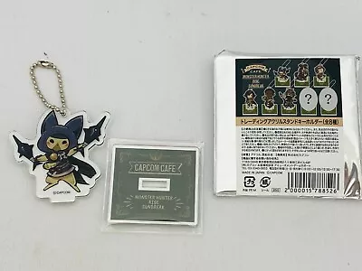 CAPCOM CAFE Monster Hunter RISE SUNBREAK Acrylic Stand Key Ring Keychain New • $15.10