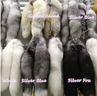 $16 • Buy Genuine Fox Fur Scarf Collar Shawl Scarves Wrap Stole Neck Warmer