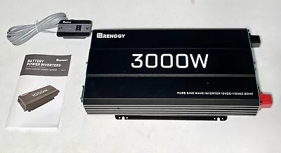 Renogy 3000W 12V Pure Sine Wave Inverter 3000W Solar Power Battery Converter • $280