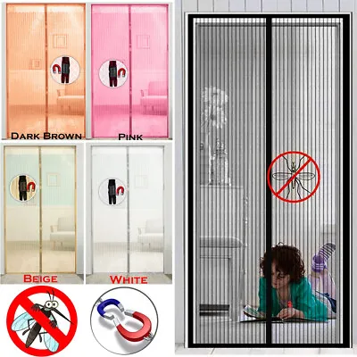 £5.49 • Buy Magnetic Insect Magic Door Net Screen Bug Mosquito Fly Insect Curtain Mesh Guard