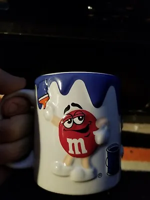 M&M 3D Painting Mug!  Mint Condition!  Very Cool Looking!  Mint Condition! • $10