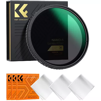 K&F Concept 67mm Thread Variable Neutral Density Filter ND2-ND32 Slim NANO-X AU • $58.49