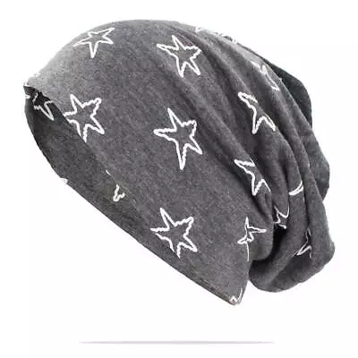 Chemo Hat Cancer Beanie Hat Headwear Hat Soft Bandana Raised Star Closed End • £9.99