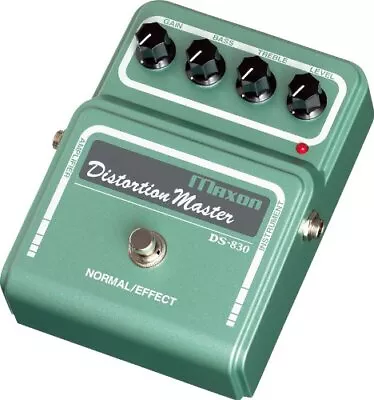 Maxon DS-830 Distortion Master Guitar Effects Pedal DS803 GAINBASSTREBLELEVEL • $127.62