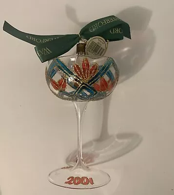 $23.80 • Buy Waterford Wine Glass Christmas Ornaments Date- 2000/2001