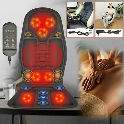 8Kinds Massage Seat Cushion Heated Back Neck Body Massager Chair For Home&Car • $32.99