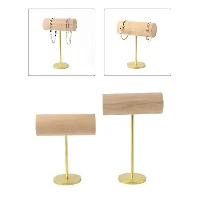 £27.22 • Buy T Bar Bracelet Display Stand Wooden Jewelry Holder For Watch Store Tradeshow