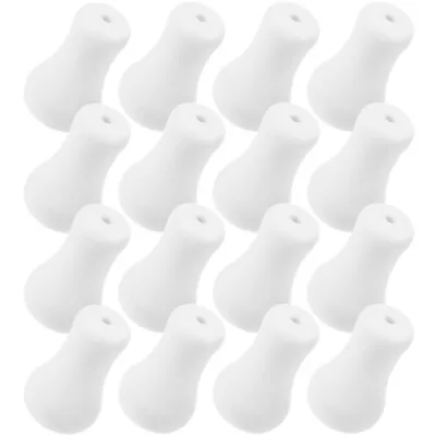  16 Pcs White Wooden Shutter Knob Mini Blind Pull Cord Knobs Tassels • $10.69