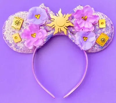 Minnie Mickey Mouse Ears Headband Disney Rapunzel Tangled Princess HANDMADE • $13.99