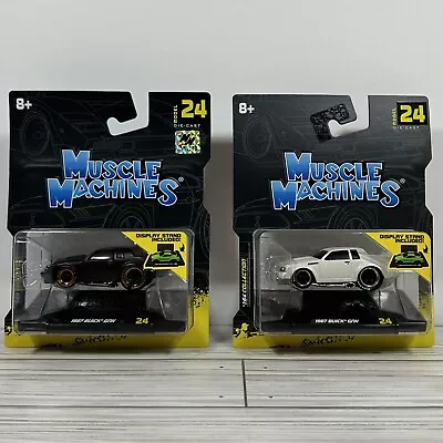 Muscle Machines Series 4 #24 1987 Buick GNX Black Chase & White Common Lot Of 2 • $21.95