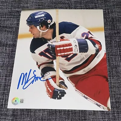 Mike Eruzione Signed Autograph 8x10 Photo Usa Hockey Miracle On Ice Beckett Bas • $40