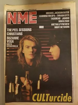 NME Magazine December 5 1987 The Cult Suzanne Vega Michael Jackson Tackhead • £9.64