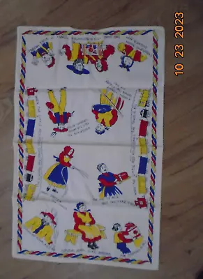 Unbranded Vintage Tea Towel From The 50's 60's • $5