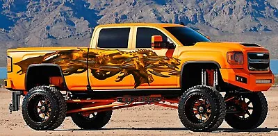 Golden Dragon Car Side Decal 3D Dragons Street Racing Graphics Tribal Dragon • $299