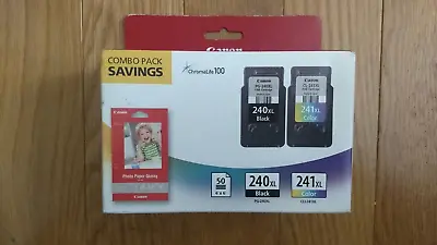 Genuine Set 2 Canon 240xl 241xl Ink Tanks Mg2120-mg4220 Mx372-mx522 New • $39