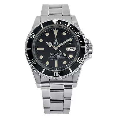 Rolex Submariner 1680 Stainless Steel Black Dial 40mm Automatic Watch • $15847