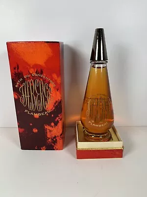 Vtg Women’s Fragrance Flambeau Faberge Concentrated Bath Oil 2 Oz Paris New York • $199.99