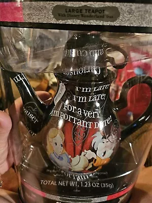 NEW Disney Alice In Wonderland Tea Pot Cup & Tea Bags Mad Hatter *RARE* • $130