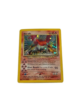 $95 • Buy Ho-oh 7/64 Neo Revelation Holo Rare Vintage 2001 Pokemon Card 