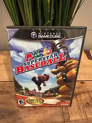 Mario Superstar Baseball (Nintendo GameCube 2005) CASE ONLY - Heavy Use • $9.99