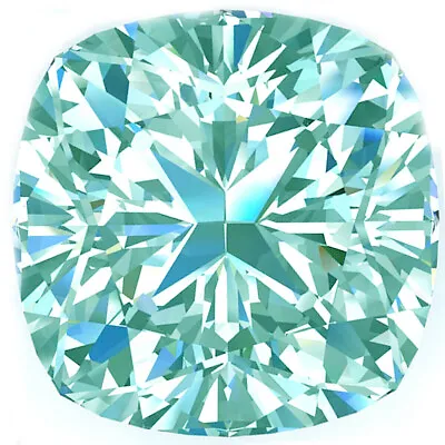 10.91 Ct 13*13 Mm Vvs1 Ice Blue Color Cushion Loose Moissanite Diamond For Rings • $0.99