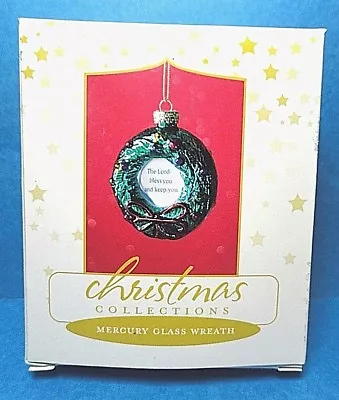 DaySpring  Mercury Glass Wreath  Ornament 2007 • $6.95