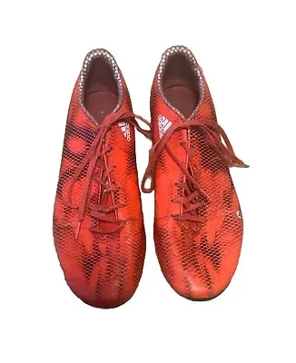 Adidas F10 Soccer Cleats Male Size US 13 Solar Red • $25