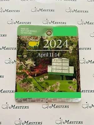 2024 Masters Badge (Not For Entry) | Scottie Scheffler Winner | April 11-14 • $285