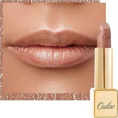 OULAC Metallic Shine NEW Glitter Lipstick Long Lasting Vegan & Cruelty Free • £7.99