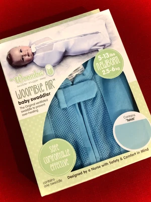$21.95 • Buy NIB *WOOMBIE* AIR Ventilated Swaddler Award Sleep Sack Newborn 0-3 Mo