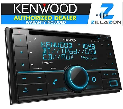 Kenwood DPX505BT Double DIN Bluetooth & CD Car Stereo Alexa SiriusXM Ready Rad • $149