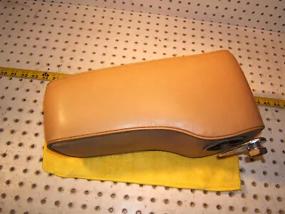 Mercedes Early W123 Front Center PALOMINO Vinyl Genuine Mercedes OEM 1 Armrest • $435